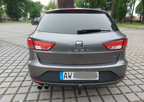 Seat Leon cena 33999 przebieg: 121000, rok produkcji 2014 z Wrocław małe 92